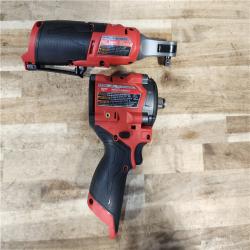 HOUSTON LOCATION - AS-IS MILWAUKEE 2 TOOL COMBO KIT W/ (2) BATTERY & CHARGER