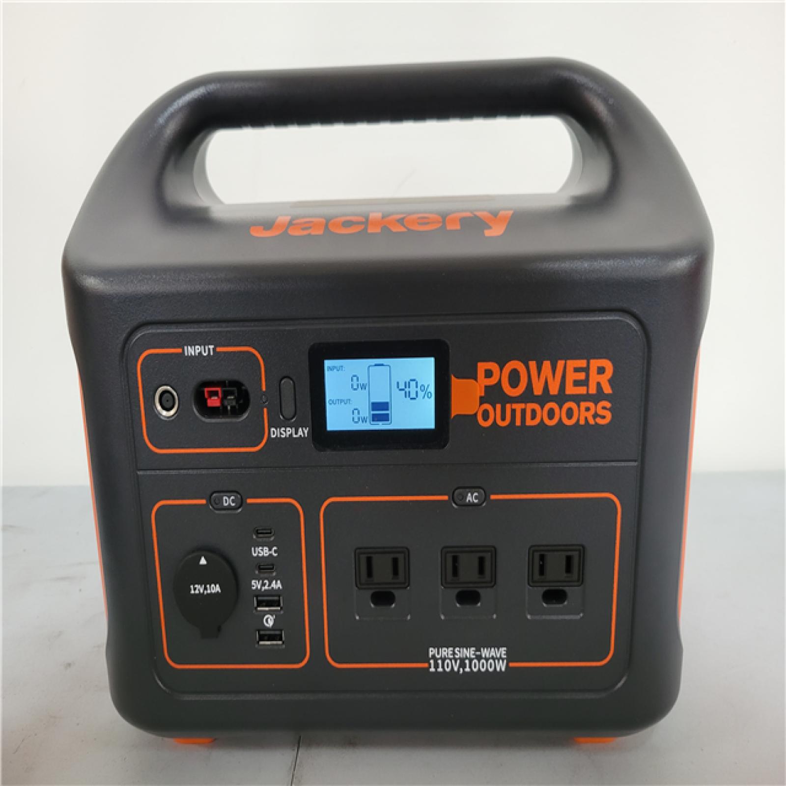 CALIFORNIA NEW JACKERY SOLAR GENERATOR