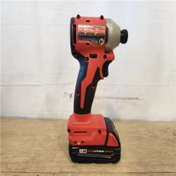 AS-IS- Milwaukee M18 Compact Brushless 1/4  Hex Impact Driver Kit