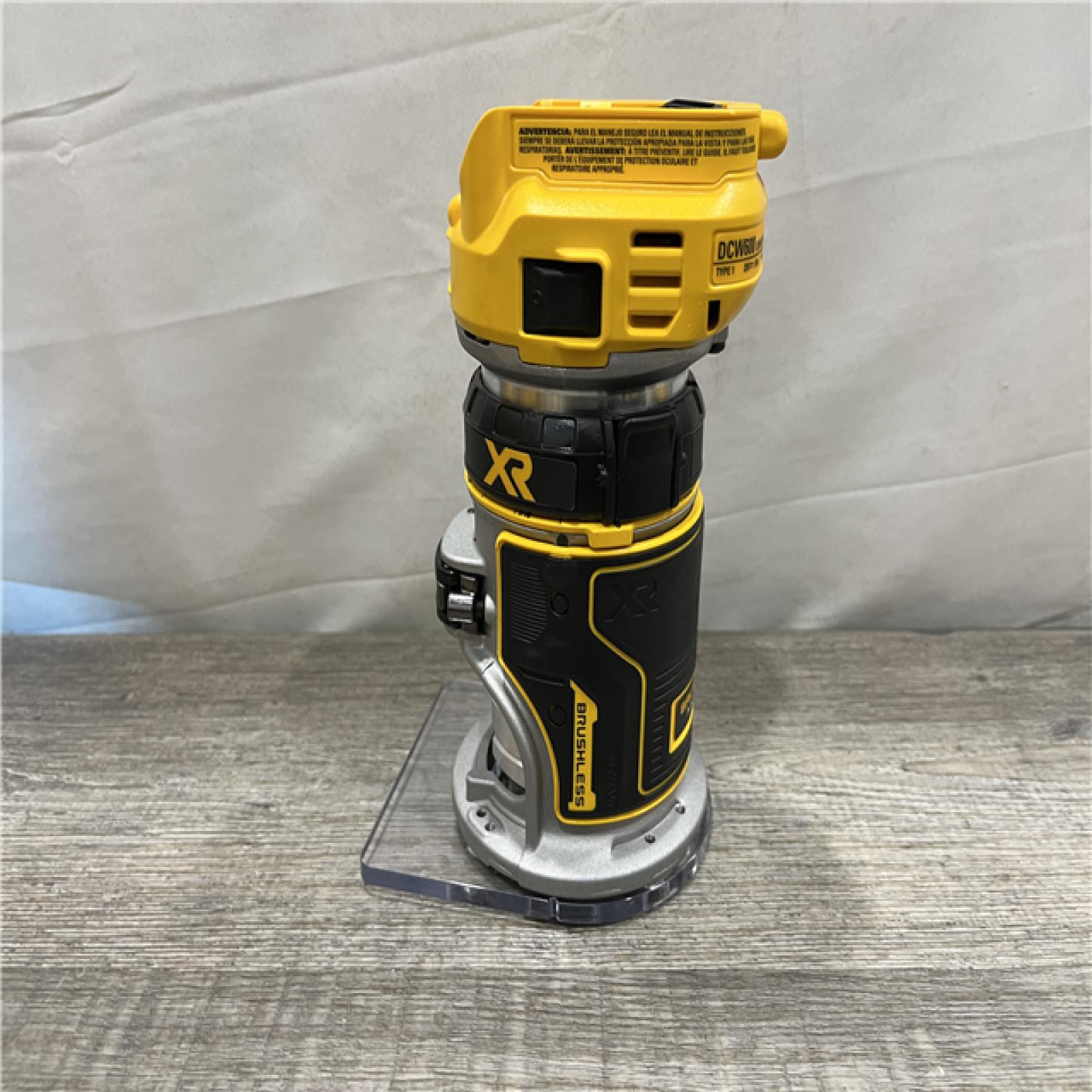 AS-IS DEWALT 20V MAX XR Cordless Brushless Fixed Base Compact Router (Tool Only)