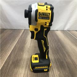 AS-IS DEWALT ATOMIC 20V MAX Lithium-Ion Cordless 1/4 in. Brushless Impact Driver Kit