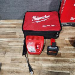 HOUSTON LOCATION - AS-IS Milwaukee FUEL 12V Li-Ion Brushless Cordless Stubby 3/8 in. Impact Wrench Kit