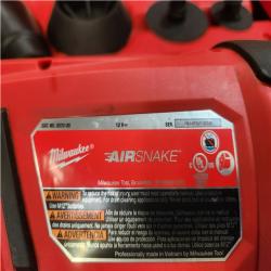 Phoenix LIKE NEW Milwaukee M12 12-Volt Lithium-Ion Cordless Drain Cleaning Airsnake Air Gun Kit with (1) 2.0Ah Battery, Toilet Attachments