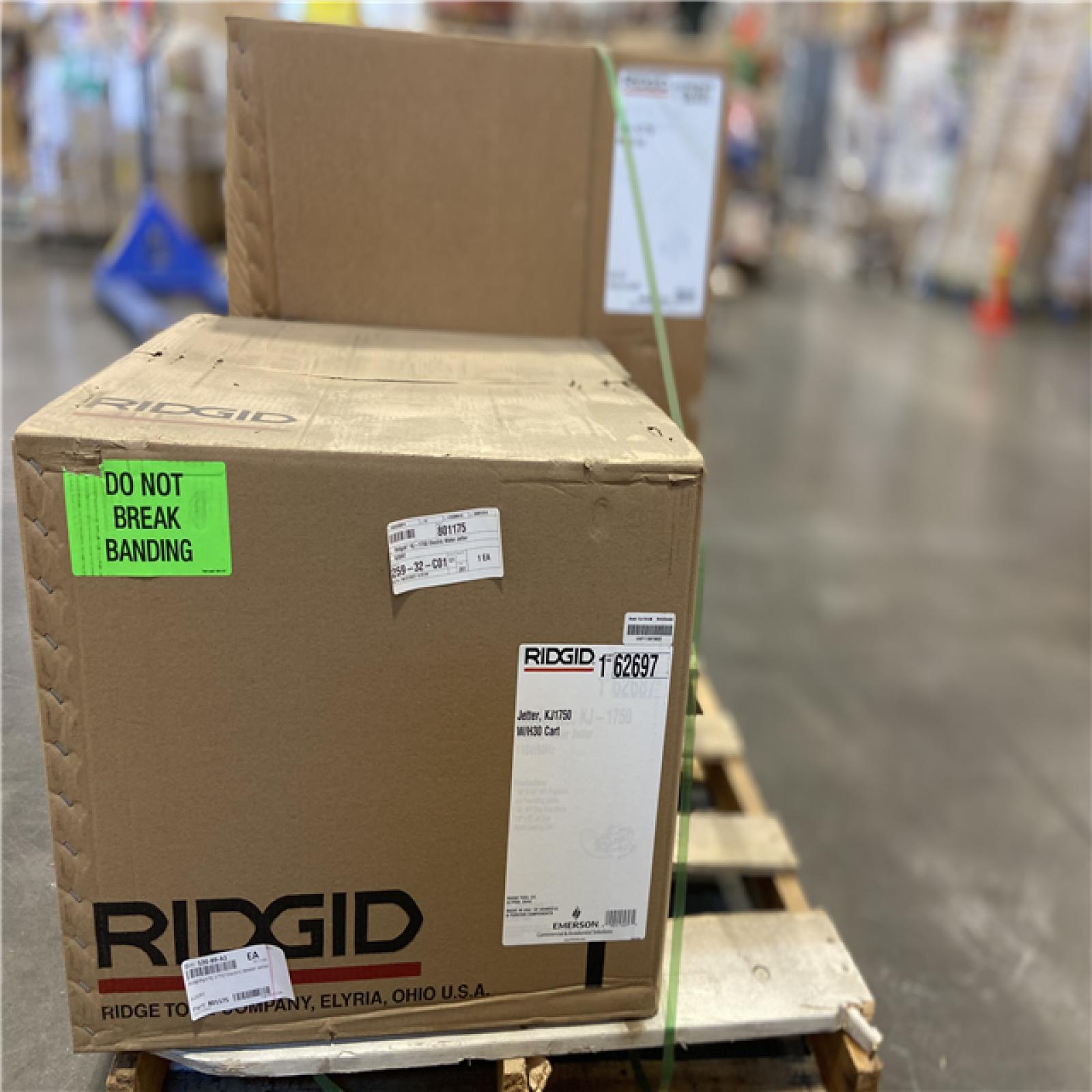 DALLAS LOCATION - RIDGID 62697 KJ-1750-C Water Jetter Drain Cleaner