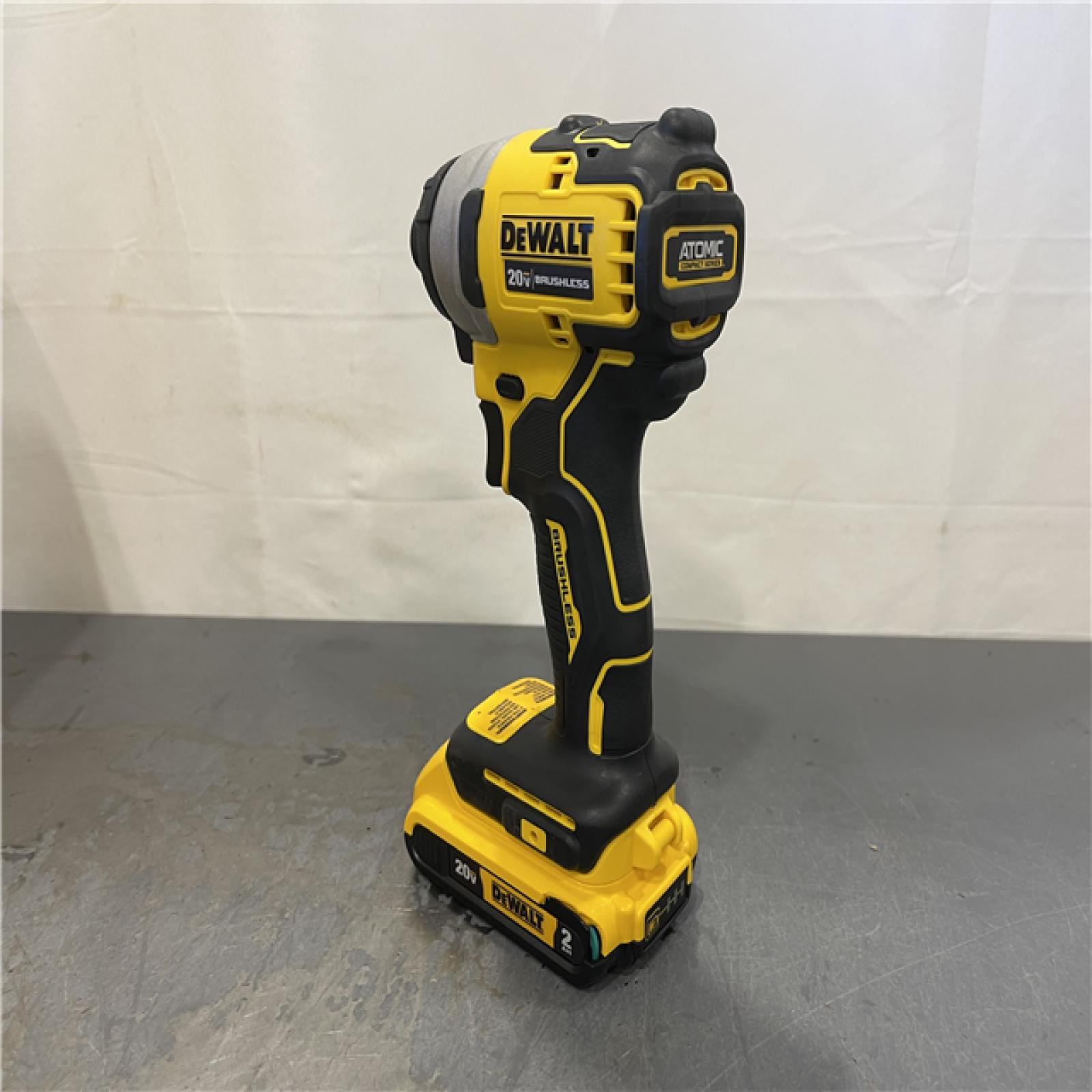 AS-IS - DeWALT ATOMIC 20V Max Lithium-Ion Brushless Cordless Compact 1/4 in. Impact Driver Kit