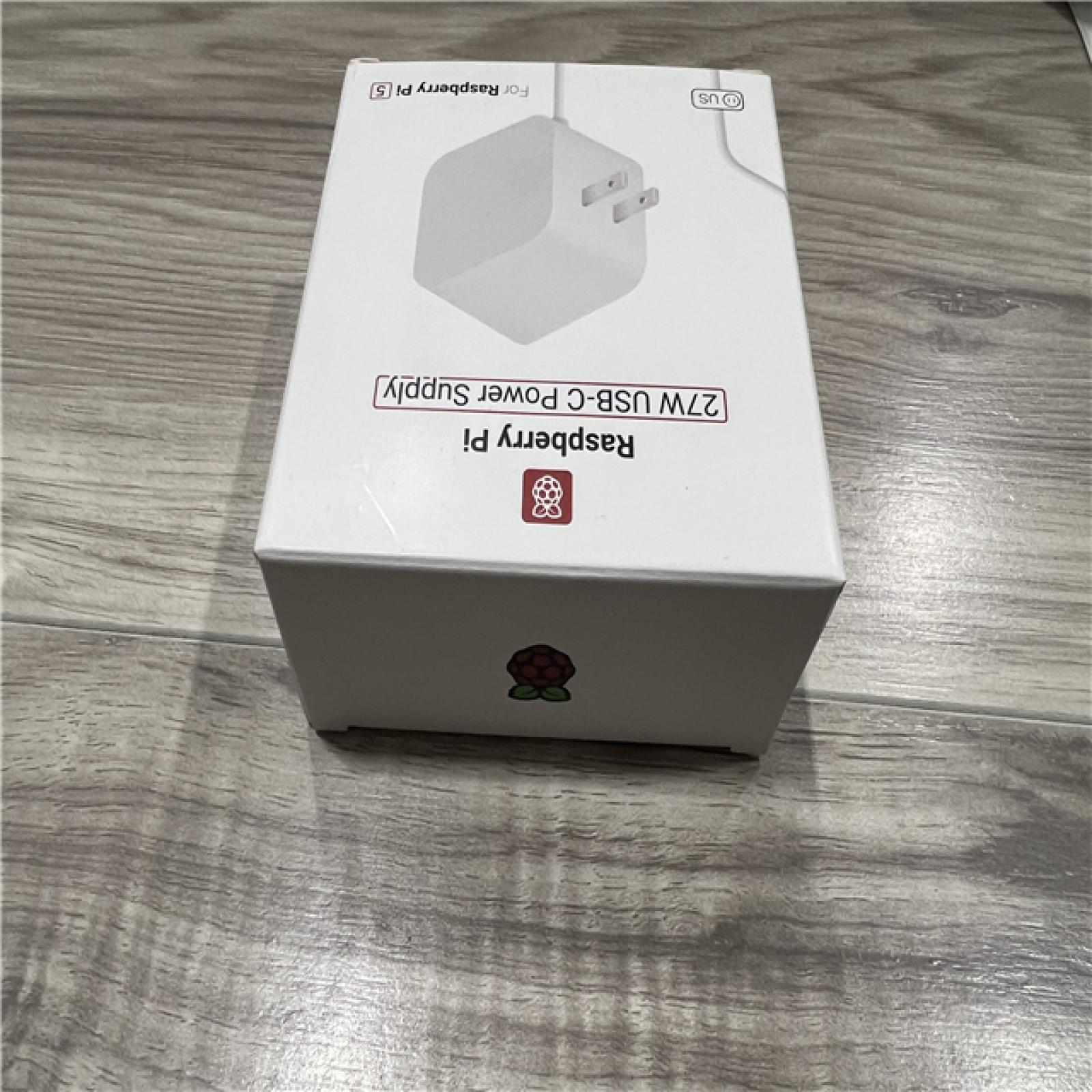 Raspberry Pi 27W USB-C Power Supply (White)