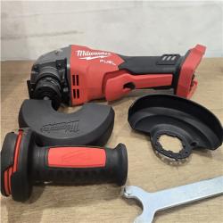 AS-IS Milwaukee FUEL 18V Lithium-Ion Brushless Cordless 4-1/2 in./5 in. Grinder with Variable Speed & Paddle Switch (Tool-Only)