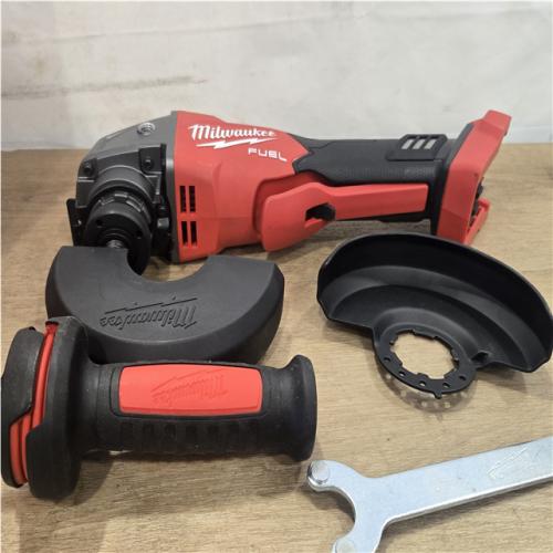 AS-IS Milwaukee FUEL 18V Lithium-Ion Brushless Cordless 4-1/2 in./5 in. Grinder with Variable Speed & Paddle Switch (Tool-Only)