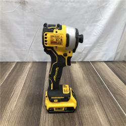 AS-IS DEWALT Atomic 20V Max Lithium-Ion Brushless Cordless Compact 1/4 in. Impact Driver Kit