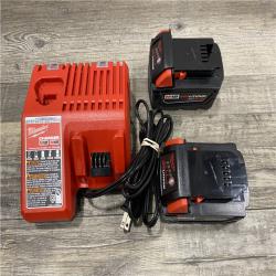 AS-IS Milwaukee 18-Volt Lithium-Ion XC Starter Kit with Two 5.0Ah Batteries and Charger