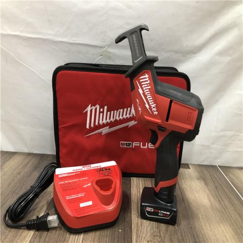 AS-IS Milwaukee  FUEL 12V Lithium-Ion Brushless Cordless HACKZALL Reciprocating Saw Kit
