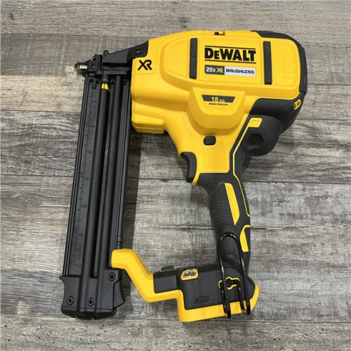 AS-IS DEWALT 20V MAX XR Lithium-Ion Electric Cordless 18-Gauge Brad Nailer (Tool Only)