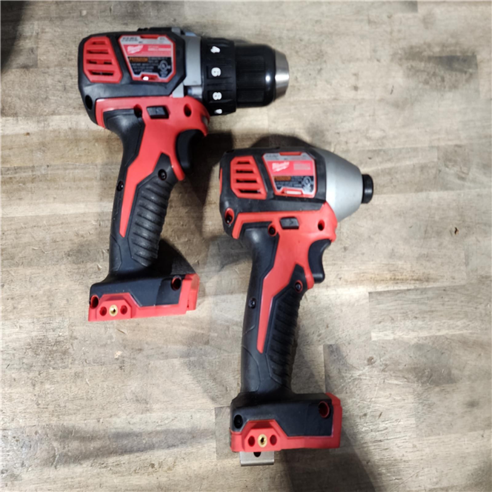 HOUSTON LOCATION - AS-IS Milwaukee M18 Brushed Cordless (2-Tool) Drill/Driver and Impact Driver Kit
