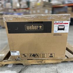 DALLAS LOCATION- Weber Slate Griddle 3-Burner Natural Gas 30 in. Flat Top Grill in Black with Thermometer