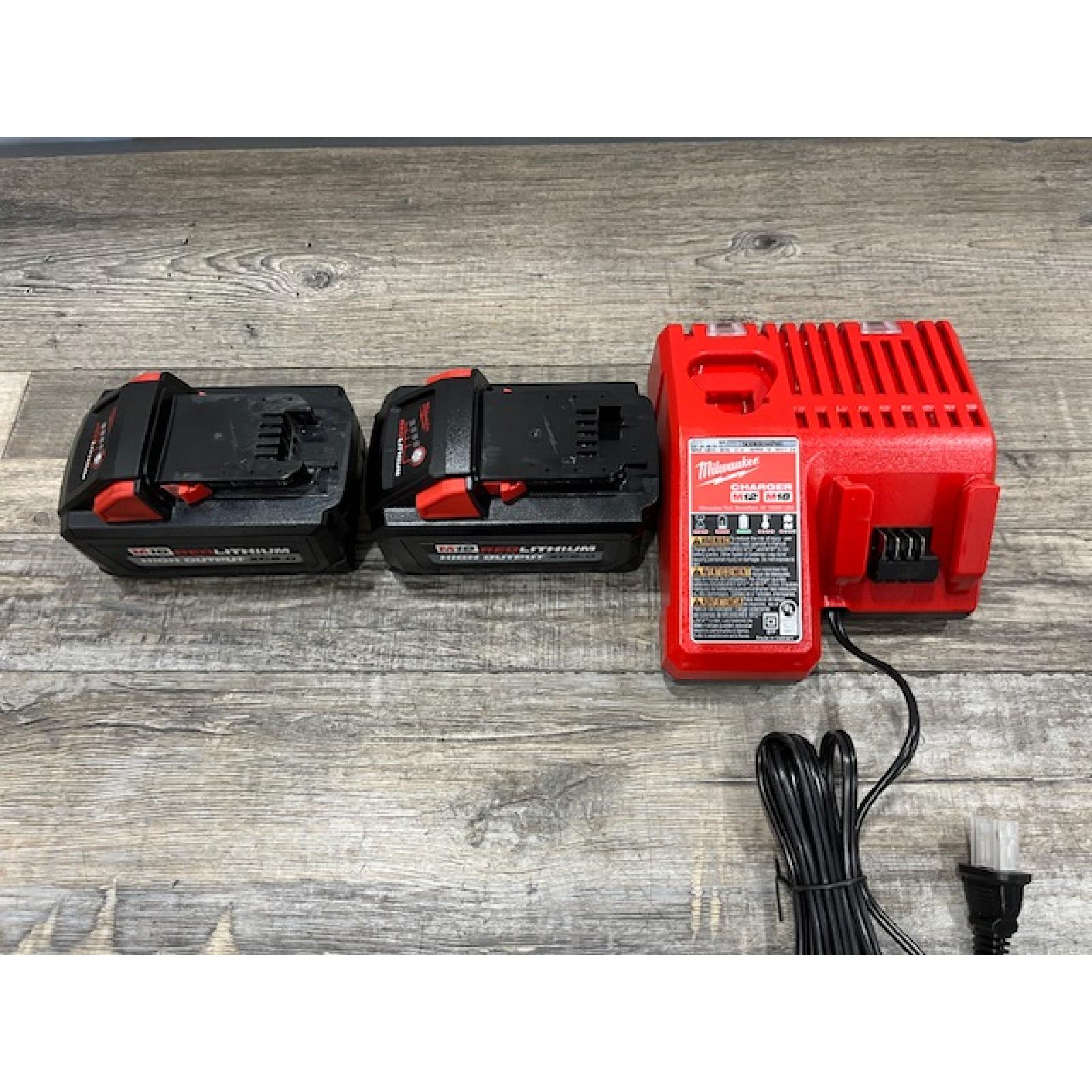 AS-IS Milwaukee 18-Volt Lithium-Ion High Output Starter Kit