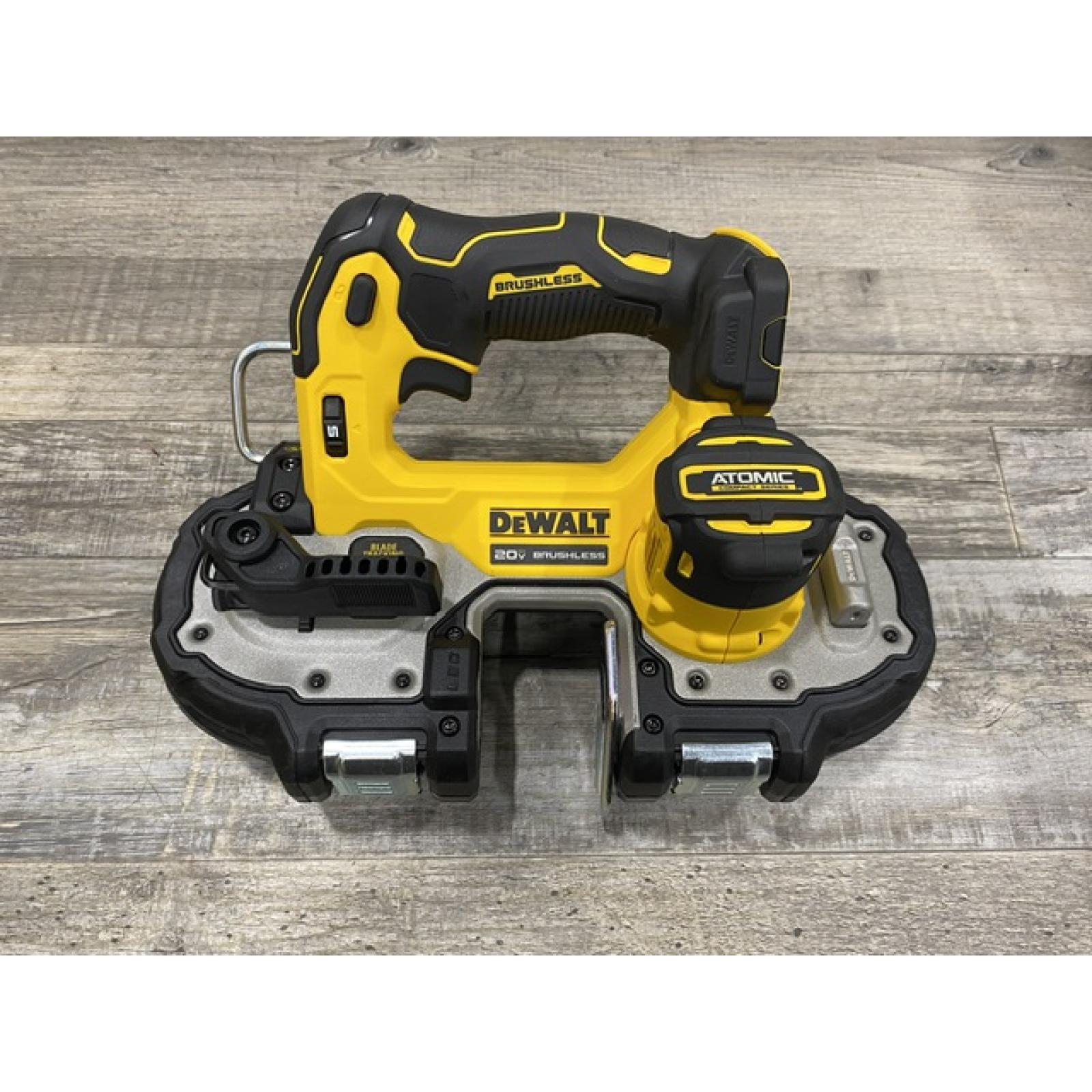 AS-IS DEWALT ATOMIC 20V MAX Cordless Brushless Compact 1-3/4 in. Bandsaw (Tool Only)