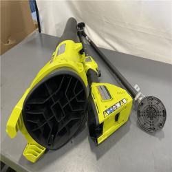 AS-IS - 40V HP Brushless 650 CFM 160 MPH Cordless Leaf Blower and Carbon Fiber String Trimmer with 4Ah Battery and Charger