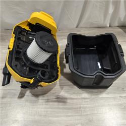 AS-IS DeWalt 2 Gal. MAX Cordless/Corded Wet/Dry Vacuum and (1) 20V MAX Compact 2.0Ah Battery