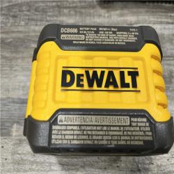 AS-IS DEWALT FLEXVOLT 20V/60V MAX Lithium-Ion 6.0Ah Battery Pack Kit
