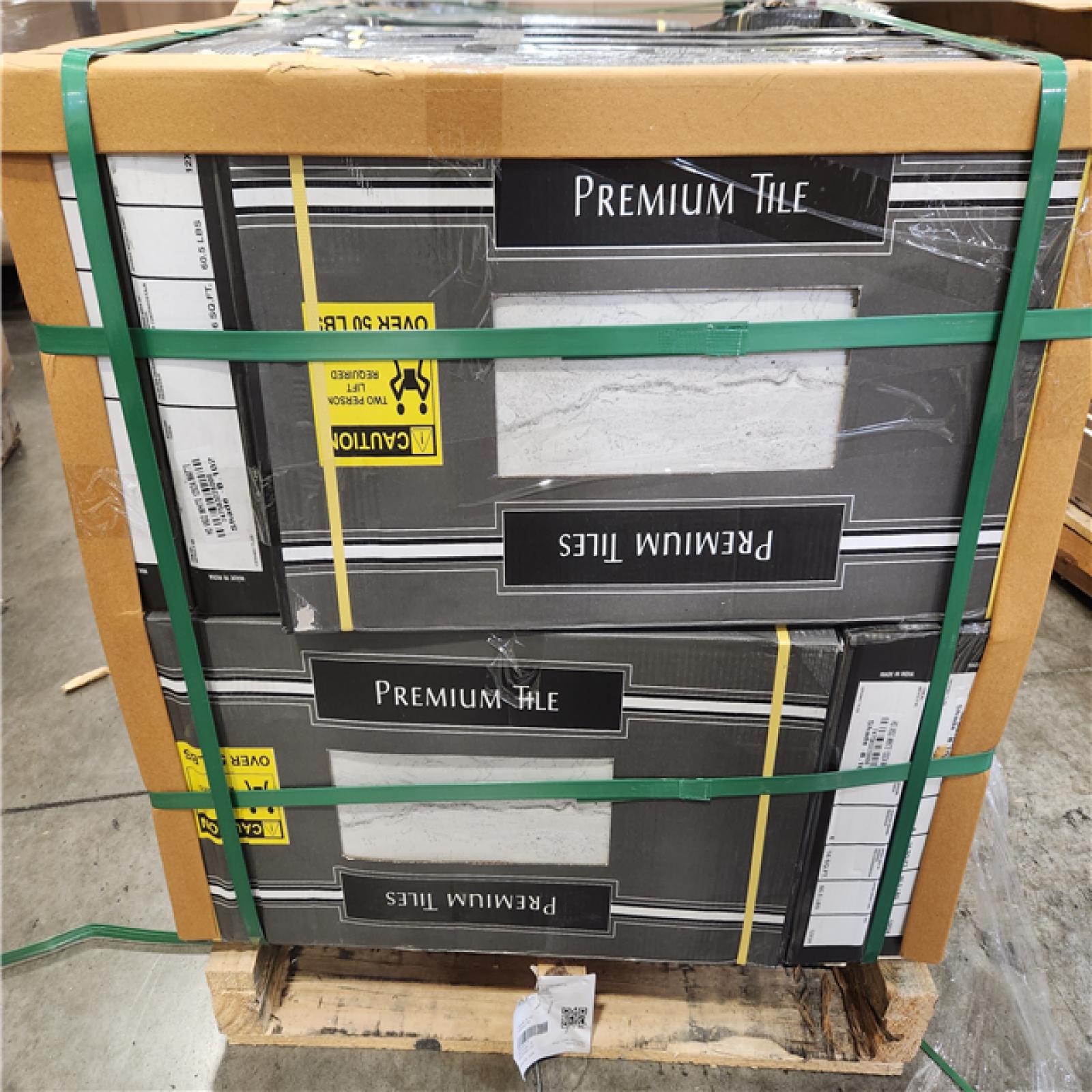 Phoenix NEW TrafficMaster Vigo White 12 in. x 24 in. Matte Ceramic Marble Look Floor and Wall Tile (448 sq. ft. /28 Case)