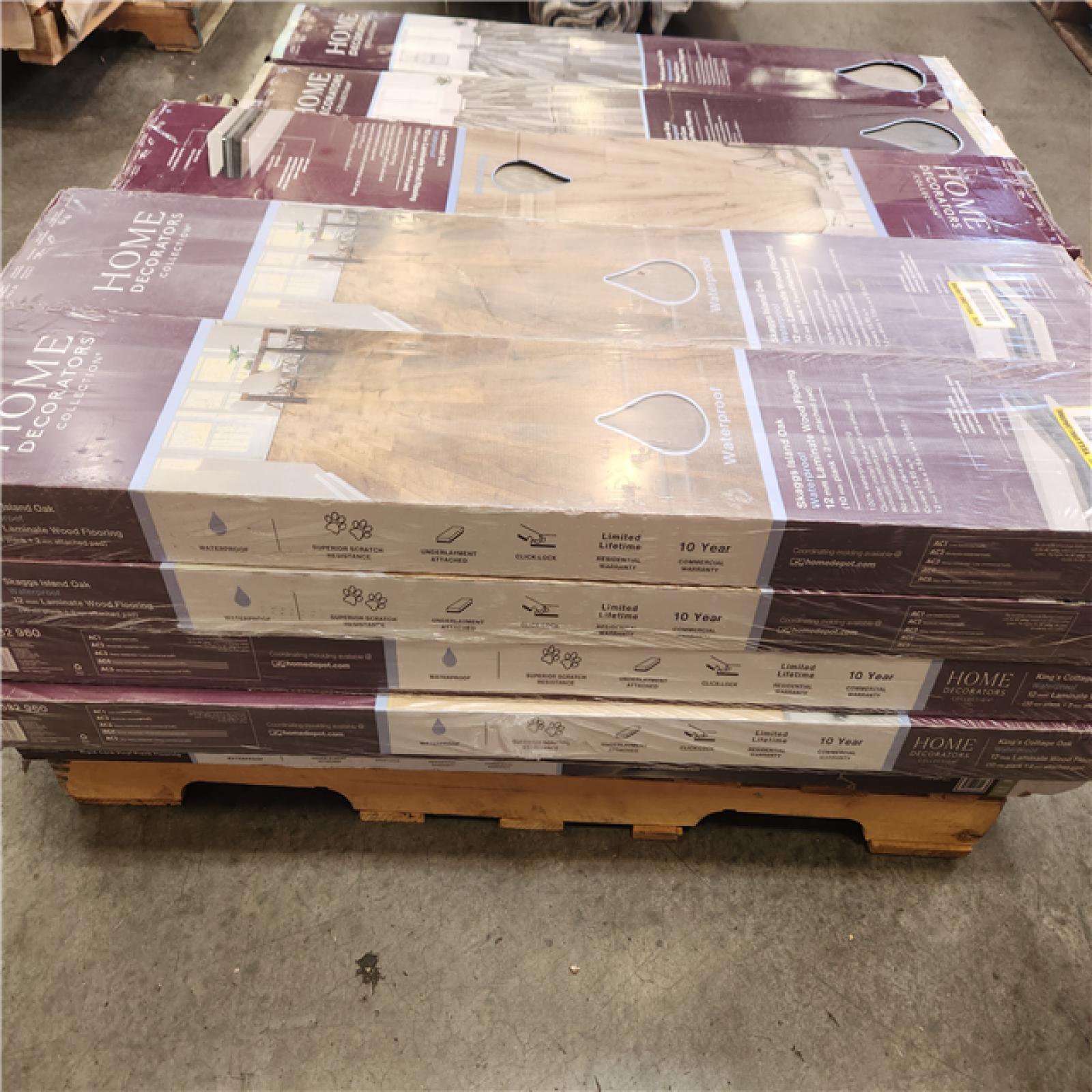 Phoenix AS-IS Mixed Home Decorators Collection Vinyl Flooring Pallet (28-Boxes)