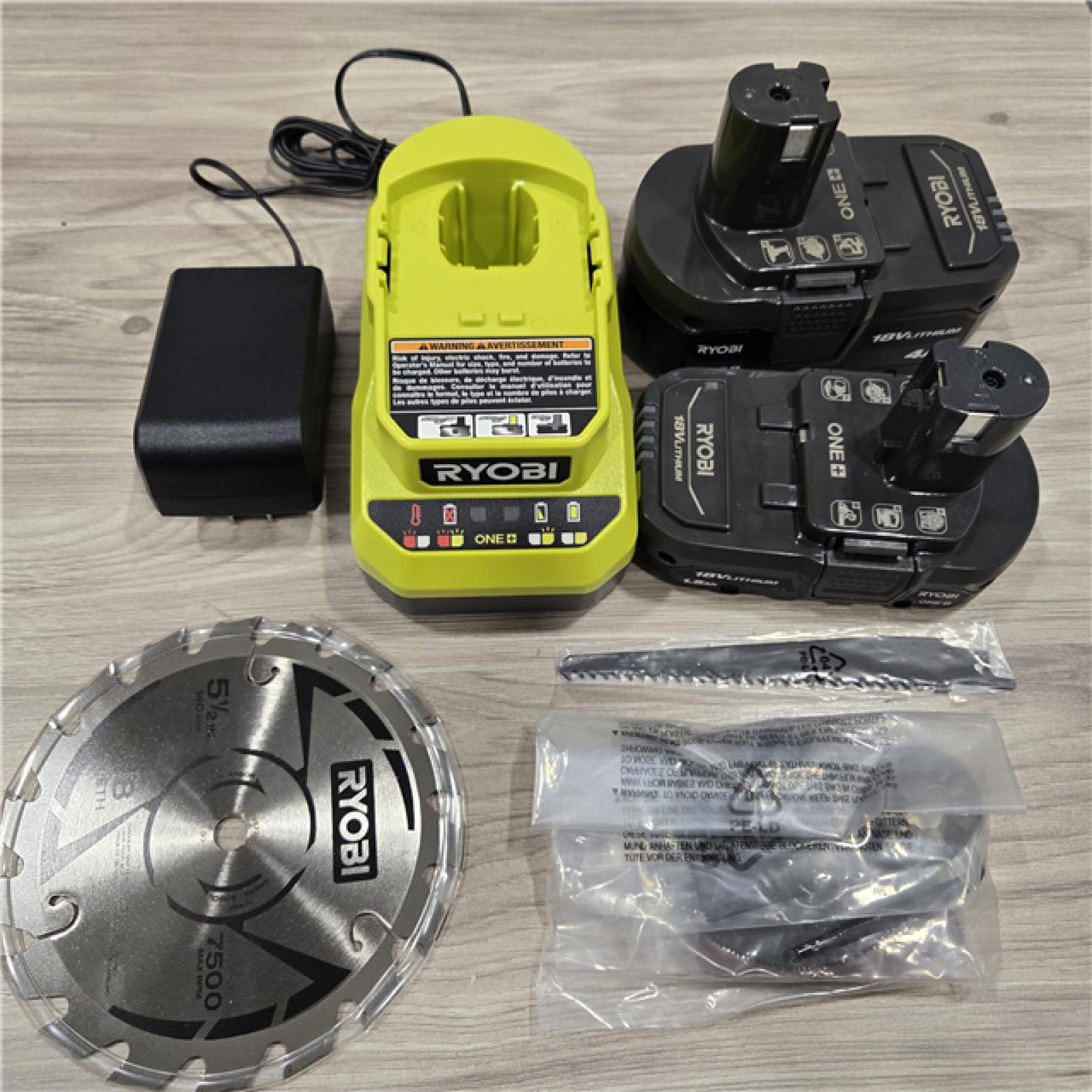 LIKE NEW! - RYOBI ONE+ 18V Cordless 6-Tool Combo Kit