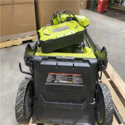 Dallas Location - As-Is RYOBI 80V HP Brushless Battery Cordless Electric 30 in. Multi-Blade Lawn Mower with Battery and Charger