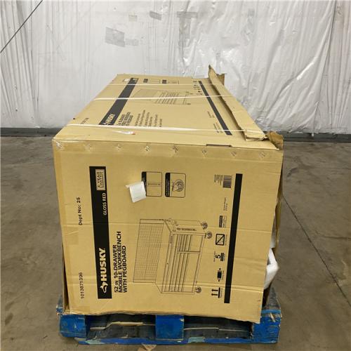 Houston Location AS IS- Husky 52in 10-drawer Work Bench