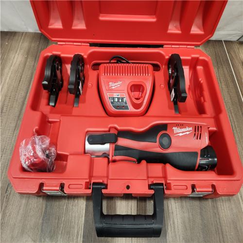 AS-IS- MILWAUKEE 12-Volt Lithium-Ion Force Logic Cordless Press Tool Kit
