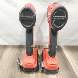 AS-IS- Milwaukee M18 Compact Brushless 2-Tool Combo Kit