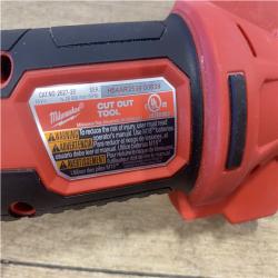 AS-IS Milwaukee 18V Lithium-Ion Cordless Drywall Cut Out Rotary Tool (Tool-Only)