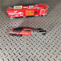 Houston Location - AS-IS Milwaukee 2557-20 - M12 Fuel 3/8  Drive 12V Cordless Ratchet Bare Tool - Appears IN USED Condition