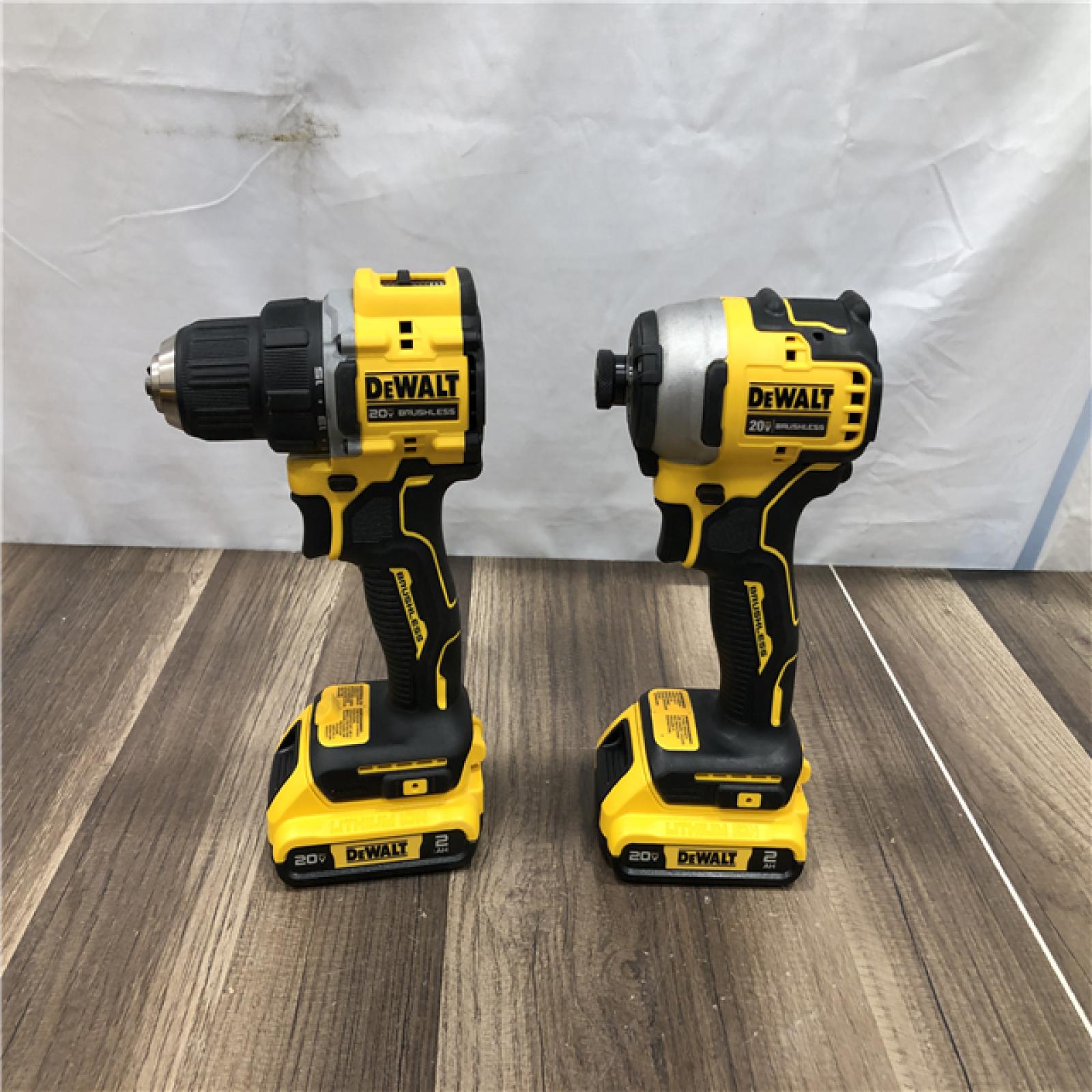 AS-IS DEWALT ATOMIC 20-Volt MAX Lithium-Ion Cordless Combo Kit