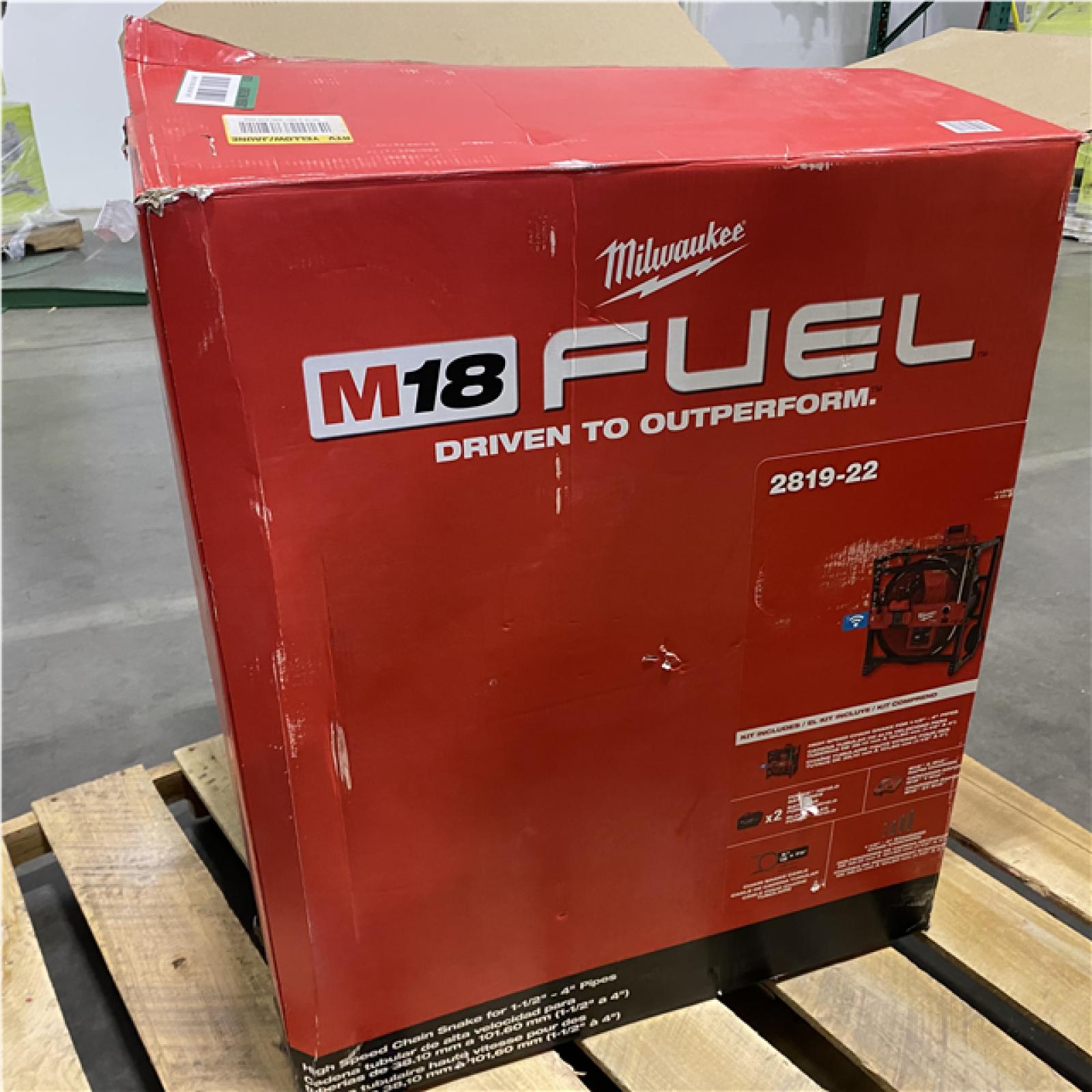 Dallas Location - As-Is Milwaukee M18 18V Lithium-Ion Cordless High Speed Drain Cleaner
