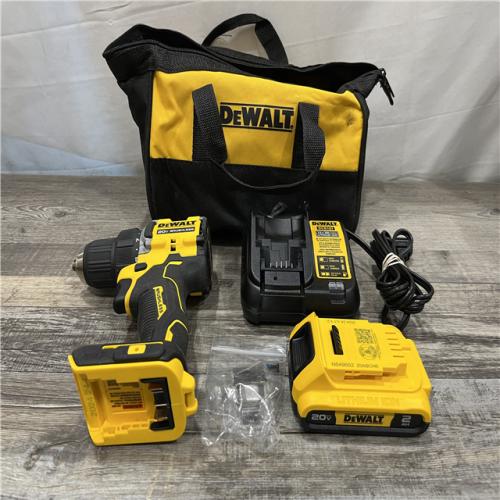 AS-IS DEWALT Atomic 20V Lithium-Ion Cordless Compact 1/2 in. Drill/Driver Kit