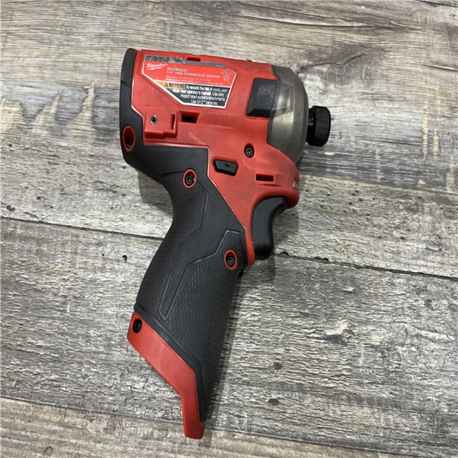 AS-IS Milwaukee FUEL SURGE 12V Lithium-Ion Brushless Cordless 1/4 in. Hex Impact Driver Compact Kit