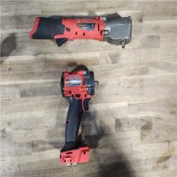HOUSTON LOCATION - AS-IS Milwaukee 2 Tool Combo Kit W/ (2) Battery & Charger