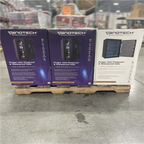 DALLAS LOCATION - MAXSafes 2.0 cu. ft. Fireproof and Waterproof Safe with Electronic Digital Key Pad Access in Black PALLET-(5 UNITS)