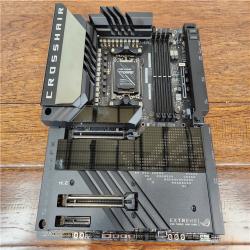 AS-IS ASUS ROG CROSSHAIR X670E HERO (Socket AM5) USB-C Gen2 AMD Motherboard with LED Lighting
