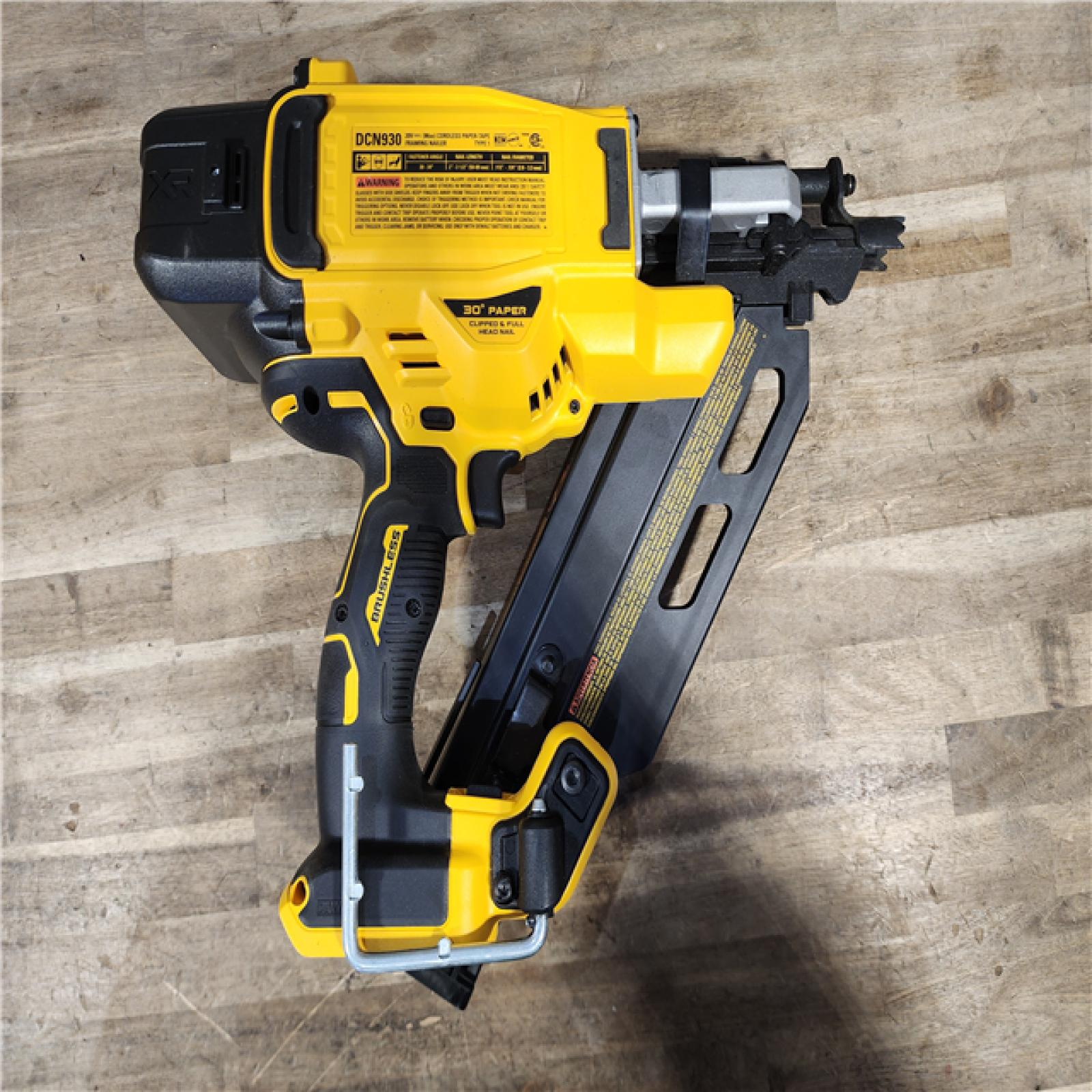 HOUSTON LOCATION - AS-IS DEWALT 20V 30 Degree Cordless Framing Nailer (Tool-Only)