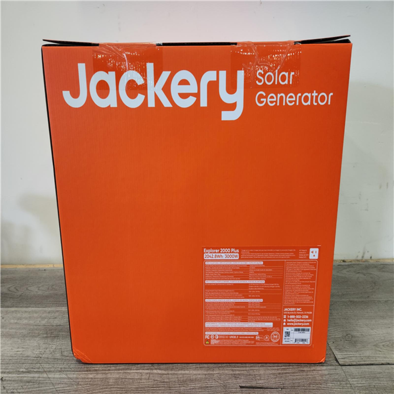 Phoenix Location NEW Jackery Solar Generator Explorer 2000 Plus 2042.8Wh/ 3000W Model No. Je-2000C (SEALED)