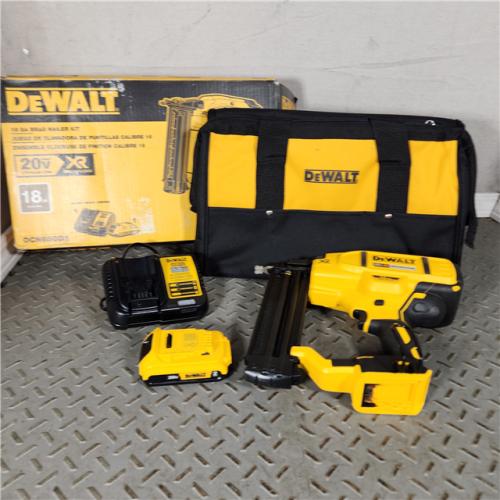 Houston location- AS-IS DEWALT 20V MAX* Cordless 30  Paper Collated Framing Nailer Kit