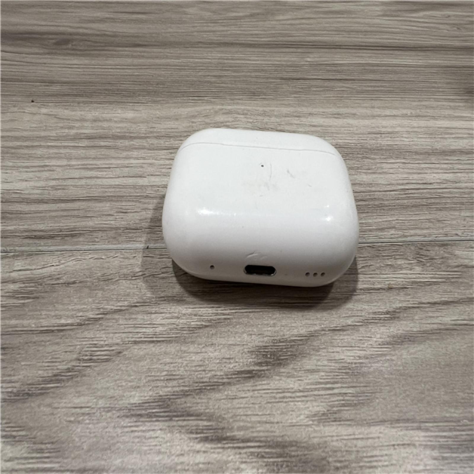 AS-IS Apple AirPods Pro (2nd Generation) with the USB-C MagSafe Charging Case