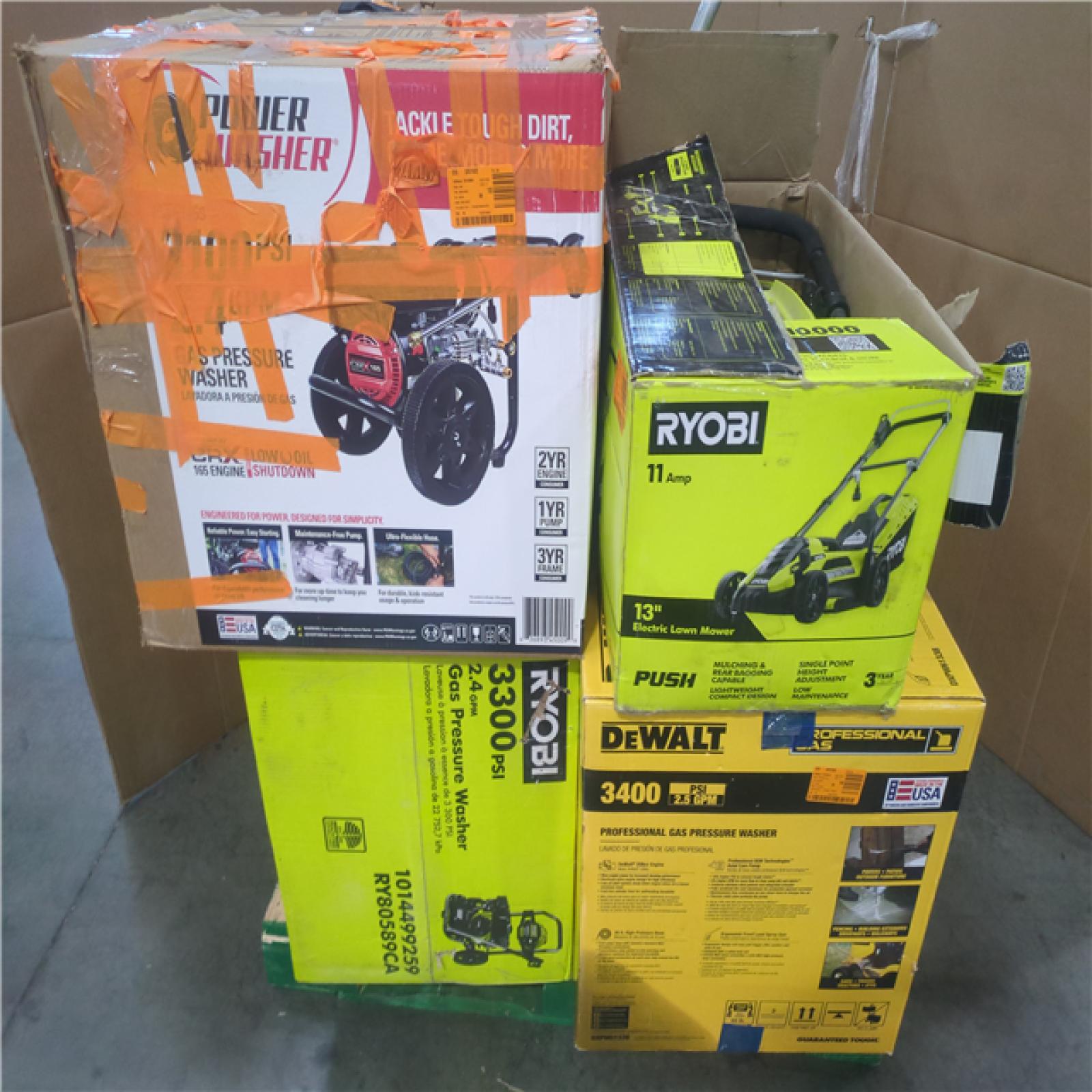 CALIFORNIA AS-IS OUTDOOR POWER EQUIPMENT