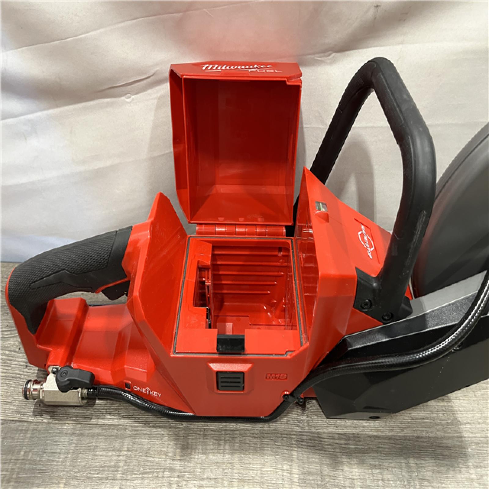 AS-IS Milwaukee FUEL ONE-KEY 18V Lithium-Ion Brushless Cordless 9 in. Cut Off Saw (Tool-Only)