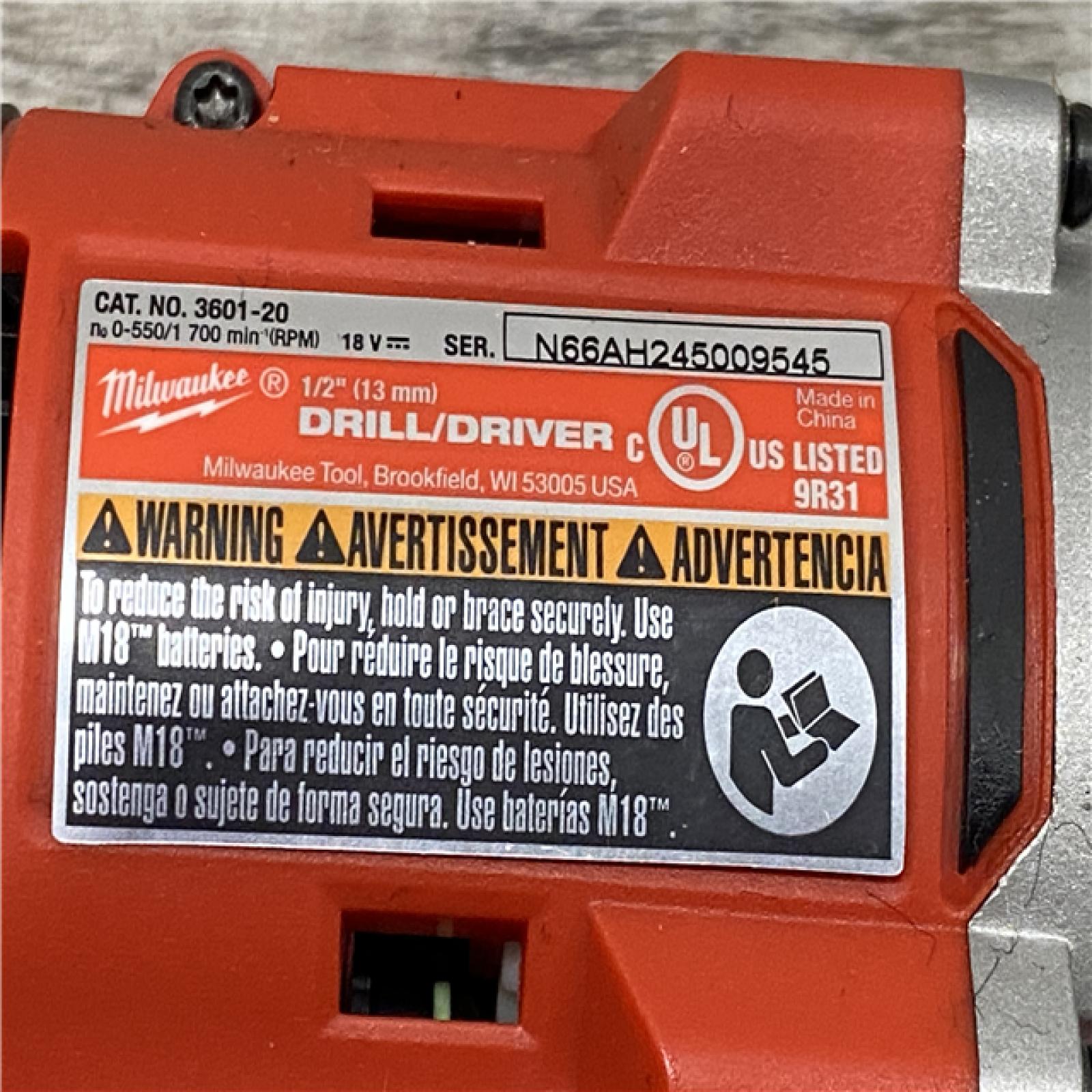 AS-IS Milwaukee 18V Lithium-Ion Brushless Cordless Compact Drill/Impact Combo Kit