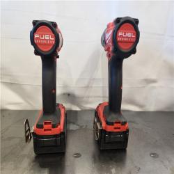 AS-IS- Milwaukee FUEL 18V Lithium-Ion Brushless Cordless Hammer Drill and Impact Driver Combo Kit