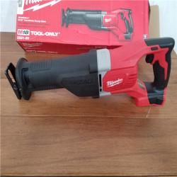 California NEW Milwaukee Sawzall M18 Cordless Recip Saw (Tool Only)
