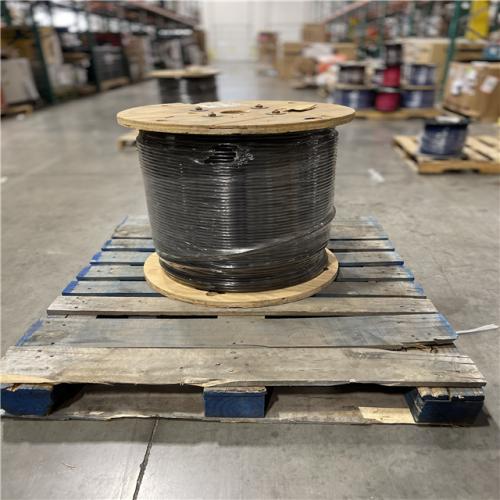 DALLAS LOCATION - AS-IS Southwire 2,500 ft. 1 Black Stranded CU SIMpull THHN Wire (SEE NOTES)