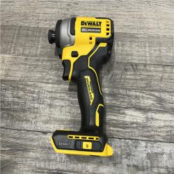 AS-IS DEWALT Atomic 20V Max Lithium-Ion Brushless Cordless Compact 1/4 in. Impact Driver Kit